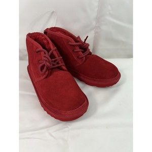 UGG Australia Neumel‎ Chuka Booties Red 101732K Kid's Sz 5 Women 6 EU 37
